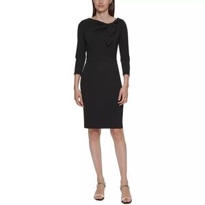 Calvin Klein Tie Neck Dress